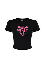 Load image into Gallery viewer, Concha Micro Rib Baby Tee Blk