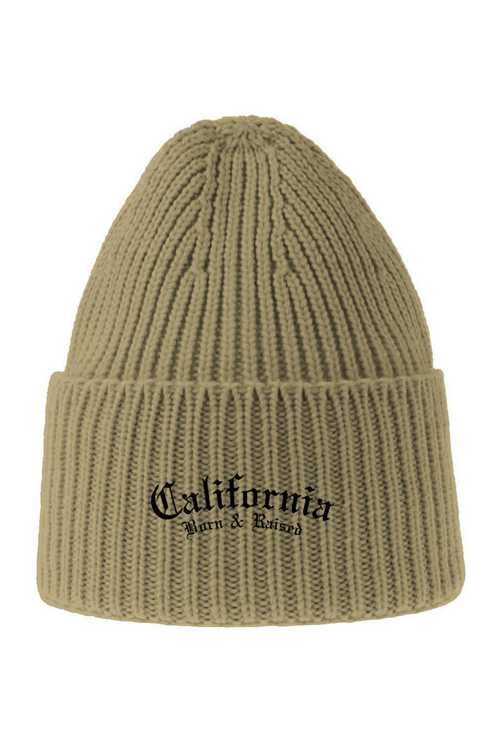 CALI Sustainable Chunky Rib Knit Beanie