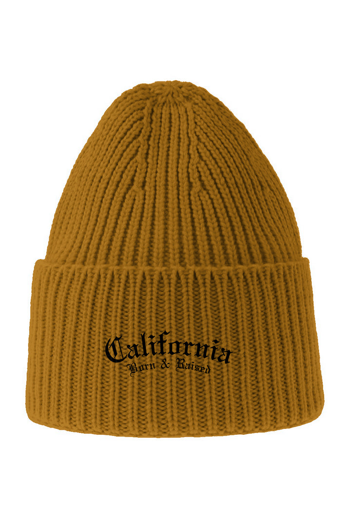 MUSTY CALI Sustainable Chunky Rib Knit Beanie