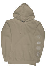 Load image into Gallery viewer, Loco Logos Heavyweight Hoodie Tan
