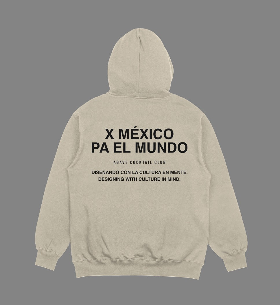 Mexico Hoodie Tan